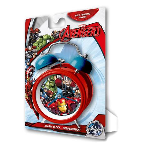 Marvel Avengers Red Twin Bell Alarm Clock £6.49